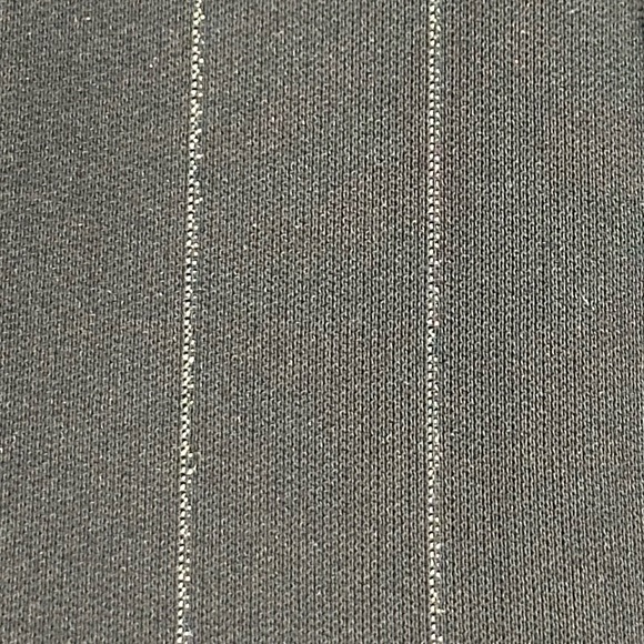 Plus Size Vintage 90s Double Breasted Black Pin Stripped Kasper Pant Suit SZ: 16 - Picture 8 of 14